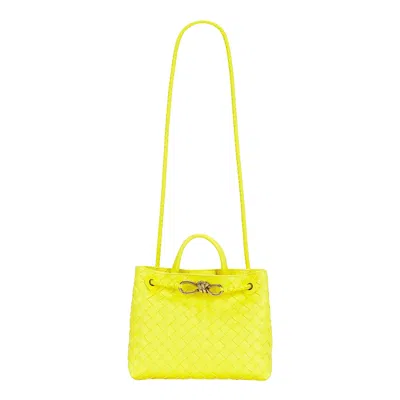 Pre-owned Bottega Veneta Small Andiamo 'sulfur/muse B' | Yellow | Women's Size Onesize