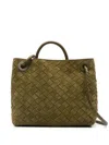 Bottega Veneta Small Andiamo Shoulder Bag In Green