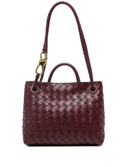 Bottega Veneta Small Andiamo Tote Bag In Red