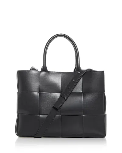 Bottega Veneta Small Arco Tote Bag With Strap In Shadow