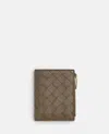 Bottega Veneta Small Leather Intrecciato Bifold Wallet In Brown