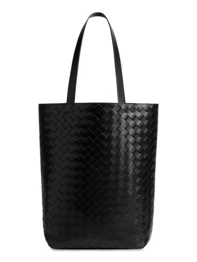 Bottega Veneta Small Braided Tote Bags In Black