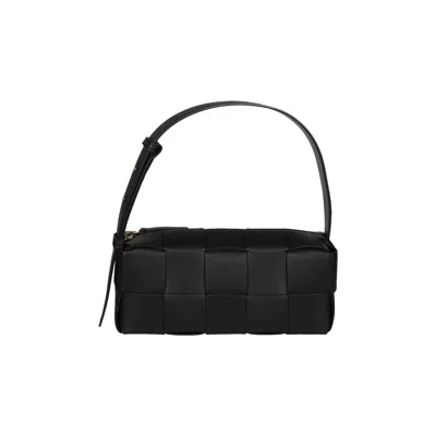 Pre-owned Bottega Veneta Small Brick Cassette 'black/gold'