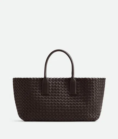 Bottega Veneta Small Cabat In Brown