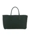 Bottega Veneta Small Cabat Handbag In Green