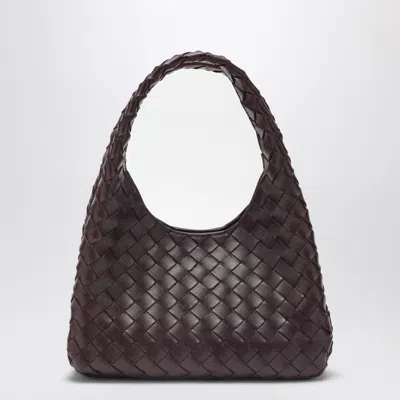 Bottega Veneta Small Campana Bag In Dark Barolo In Burgundy
