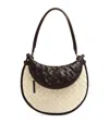 BOTTEGA VENETA SMALL CANVAS-LEATHER GEMELLI SHOULDER BAG