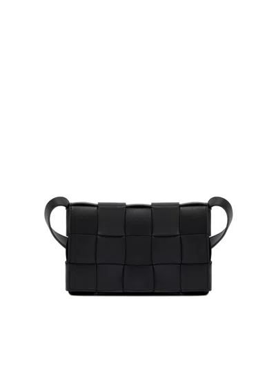 Bottega Veneta Small Cassette Bag In Black