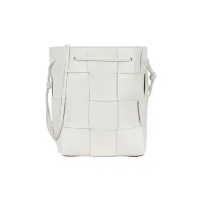 Pre-owned Bottega Veneta Small Cassette Bucket Bag 'white' | Women's Size Onesize