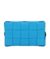 Bottega Veneta Small Cassette Cross Body Bag In Blue