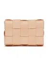 Bottega Veneta Small Cassette Cross Body Bag In Nude