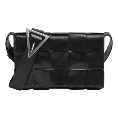 Bottega Veneta Small Cassette Crossbody Bag 'black'