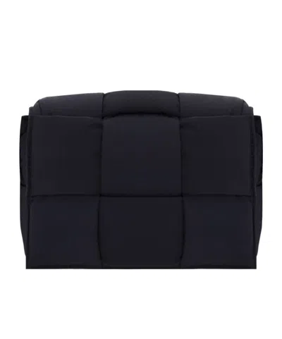 Bottega Veneta Small Cassette Flip Shoulder Bag In Black