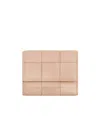 Bottega Veneta Small Cassette Leather Wallet In Pink
