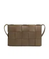 Bottega Veneta Small Cassette Shoulder Bag In Brown