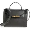 Bottega Veneta Small Ciao Ciao Knot Detail Leather Top Handle Bag In Black