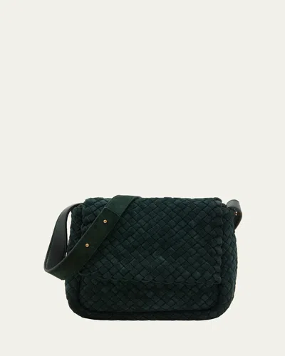 Bottega Veneta Small Cobble Shoulder Bag In Inkwell Gold