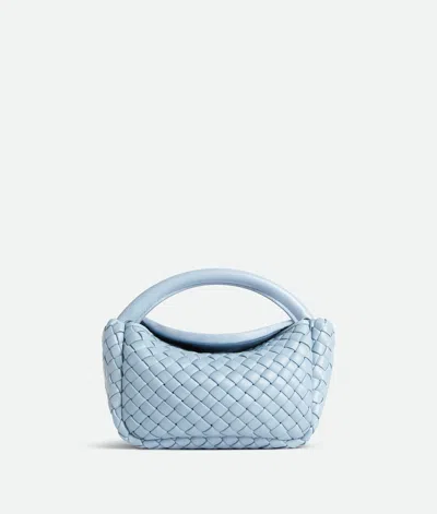 Bottega Veneta Kleine Cobble Handtasche In White