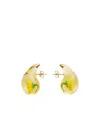 Bottega Veneta Kleine Drop Ohrringe In Buttermilk/pollen Yellow