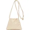 Bottega Veneta Small Dustbag Intrecciato Leather Shoulder Bag In Gold