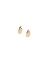 Bottega Veneta Small Earrings "fin" In Gold