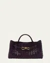 Bottega Veneta Small East-west Andiamo Bag In Marrone