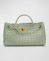 Bottega Veneta Small East-west Andiamo Bag In New Sauge
