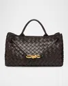 Bottega Veneta Small East-west Andiamo Bag In Pink