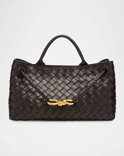 Bottega Veneta Small East-west Andiamo Bag In Pink
