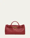 Bottega Veneta Small East-west Andiamo Bag In Rosewood