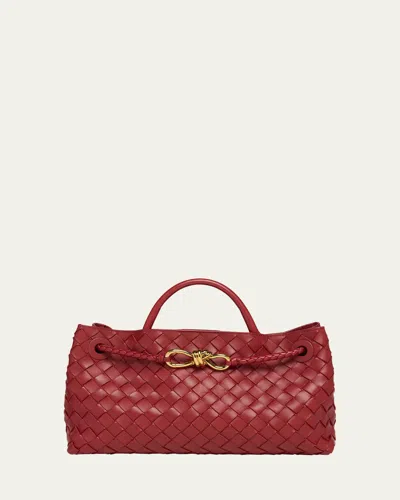 Bottega Veneta Small East-west Andiamo Bag In Rosewood