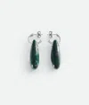 Bottega Veneta Kleine Ellipse Ohrringe In Blood Stone