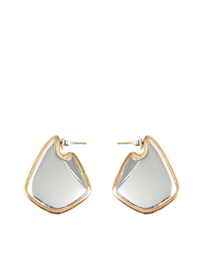 Bottega Veneta Small Fin Earrings In Multi