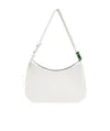 Bottega Veneta White Flap Shoulder Bag In White