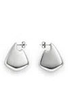 Bottega Veneta Small Flin Earrings In Metallic