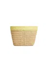 Bottega Veneta Flip Flap Small Prism Pouch In Natural/yellow