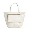 Bottega Veneta White Small Flip Flap Bag In White