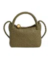 Bottega Veneta Small Flip Shoulder Bag In Algae