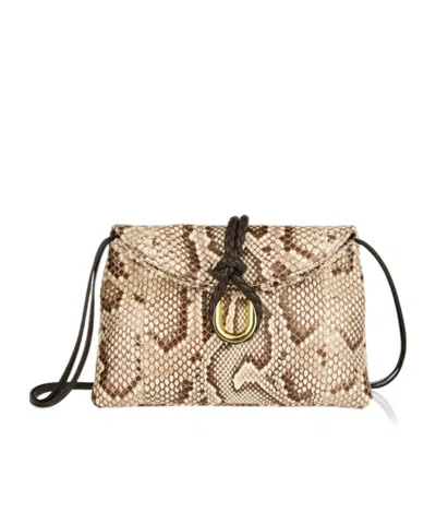 Bottega Veneta Small Flip Shoulder Bag In Nude
