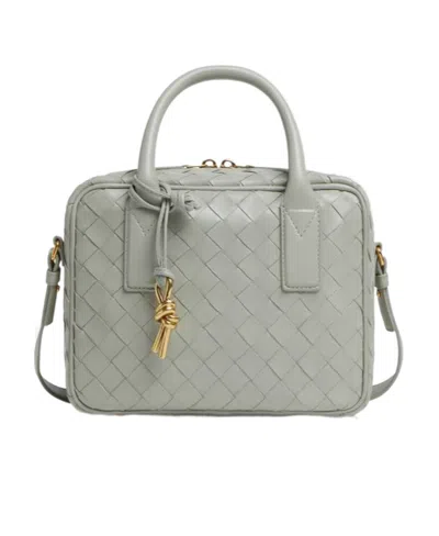 Bottega Veneta Small Gateway Intrecciato Tote Bag In Gray