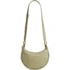 BOTTEGA VENETA BOTTEGA VENETA SMALL GEMELLI INTRECCIATO LEATHER CROSSBODY BAG