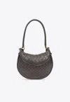 Bottega Veneta Small Gemelli Intrecciato Leather Shoulder Bag In Light Graphite