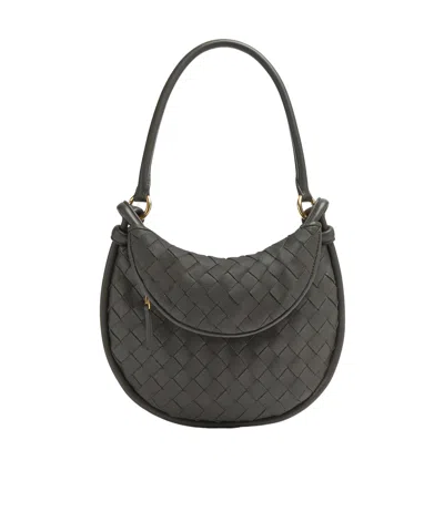 Bottega Veneta Gemelli Small Shoulder Bag In Black