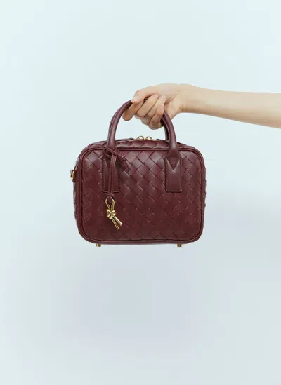 Bottega Veneta Women Small Getaway Handbag In Burgundy