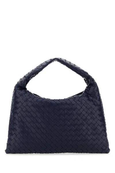 Bottega Veneta Small Hobo Intreccio-tu Nd  Female In Blue