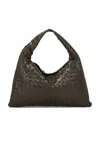 Bottega Veneta 'hop' Small Bag In Kaki & Muse Brass