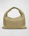 Bottega Veneta Small Hop Bag In Travertine Muse