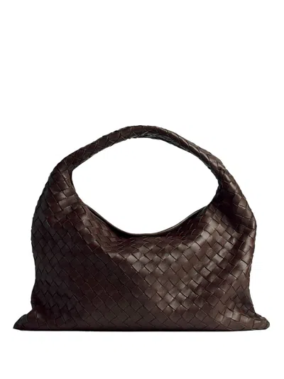 Bottega Veneta Medium Hobo Intrecciato Shoulder Bag In Brown