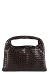 Bottega Veneta Small Hop Top Handle Bag In Intrecciato Leather In Brown