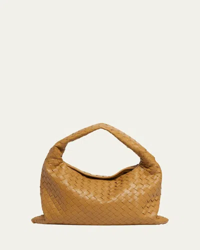 Bottega Veneta Small Hop Shoulder Backpack In Brown